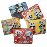 Cartoon Cuphead Wallet PU Leather Boy Girl Purse