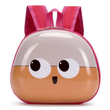 Kids Cartoon Eggshell Kindergarten Backpack Anti-lost Bag
