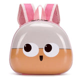Kids Cartoon Eggshell Kindergarten Backpack Anti-lost Bag