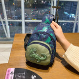 Kids Dinosaur Chest Bag Outdoor Casual Shoulder Bag