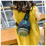 Kids Dinosaur Chest Bag Outdoor Casual Shoulder Bag