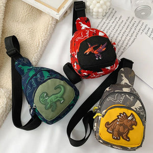 Kids Dinosaur Chest Bag Outdoor Casual Shoulder Bag