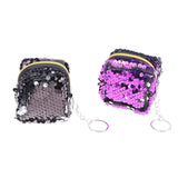 Kids Coin Bag Sequins Mini Case Pouch Card Holder Key Chain Gift