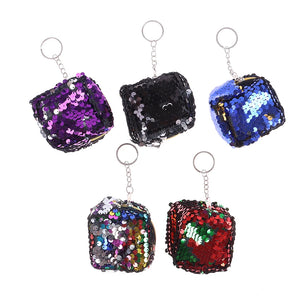 Kids Coin Bag Sequins Mini Case Pouch Card Holder Key Chain Gift