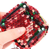 Kids Coin Bag Sequins Mini Case Pouch Card Holder Key Chain Gift