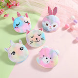 Child Colorblock Rainbow Mini Plush Bag Animal Shoulder Purse