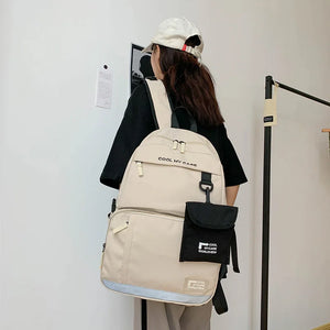 Children's Bag Student Backpack Female College Student Schoolbag