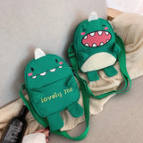 Fun Monster Green Small Satchel for Kids