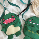 Fun Monster Green Small Satchel for Kids