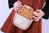 Children's Little Cat Coin Purse PU Leather Hairball Mini Shoulder Bag