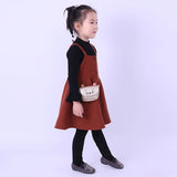 Children's Little Cat Coin Purse PU Leather Hairball Mini Shoulder Bag