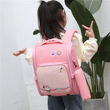 Kids Orthopedic School Backpack Boys Girls Shoulder Bags Foldable Schoolbag