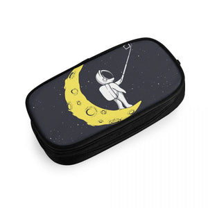 Kids Pencil Case Pen Bag Girls Cosmetic Storage Make Up Organizer