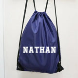 Personalized Kids Gym PE Bag Drawstring Swimming Sports Bag
