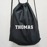 Personalized Kids Gym PE Bag Drawstring Swimming Sports Bag