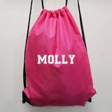 Personalized Kids Gym PE Bag Drawstring Swimming Sports Bag