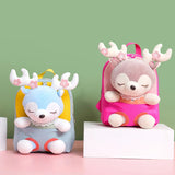 Children's Plush Backpack Lightweight Waterproof Primary School Student Backpack