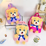 Children's Plush Backpack Lightweight Waterproof Primary School Student Backpack