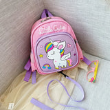 Preschool Printing Backpack for 3-5 Years Old Girls
