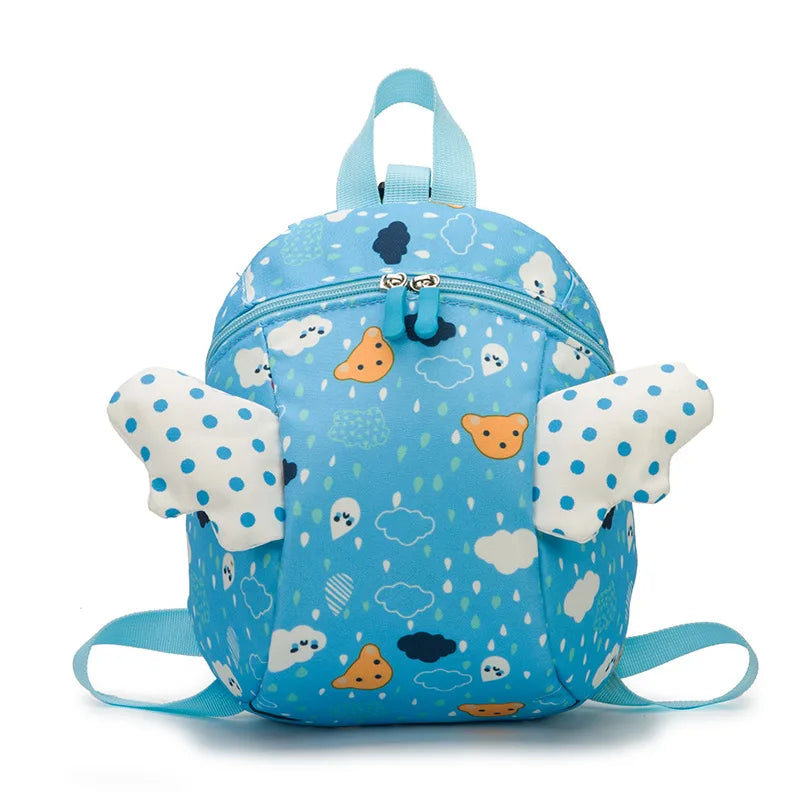 Kids School Bag Anti-lost Baby Backpack Canvas Backpack