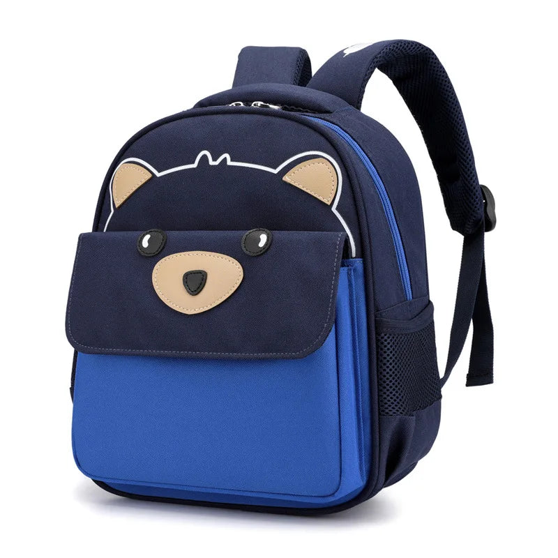 Children's Bear Pattern Schoolbag Backpack