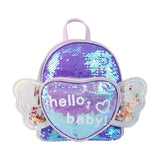 Kids Mini Sequins Backpack Purse Girls School Bag Mochila