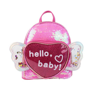 Kids Mini Sequins Backpack Purse Girls School Bag Mochila