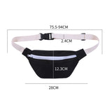 Kids Red Fanny Pack Canvas Waist Bag