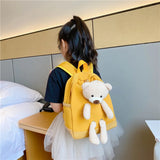 Kids Bear Backpack Autumn Schoolbag for Boys and Girls