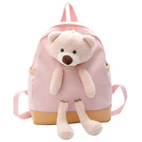 Kids Bear Backpack Autumn Schoolbag for Boys and Girls