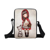 Kids Diagonal Wallet Phone Bag Cartoon Girl Messenger Bag