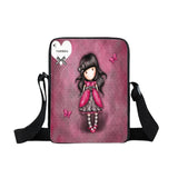 Kids Diagonal Wallet Phone Bag Cartoon Girl Messenger Bag