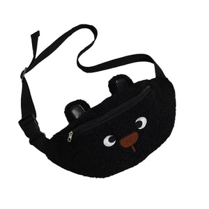 Kids Polar Banana Bag, Bear Belt Bag for Boys and Girls