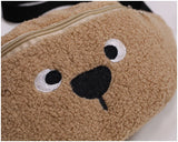Kids Polar Banana Bag, Bear Belt Bag for Boys and Girls