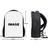 Kids Football Pattern Schoolbag for Boys, Mini Toddler Backpack