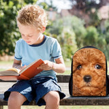 Kids Football Pattern Schoolbag for Boys, Mini Toddler Backpack