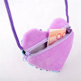 Sequins Lanyard Bag for Kids Coin Purse Diagonal Wild Pattern