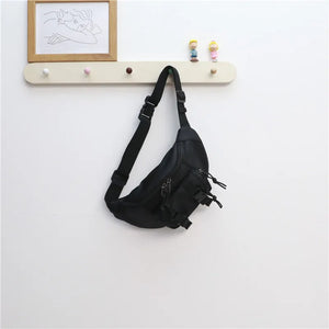 Yellow Kids Waist Bag Mini Messenger Bag Personalized