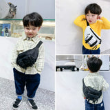 Yellow Kids Waist Bag Mini Messenger Bag Personalized