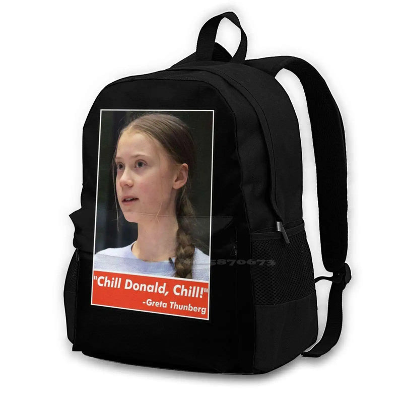 Chill Donald Chill - Funny Reply Gift Backpacks For Men Women Teenagers Girls