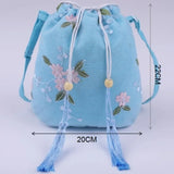 Chinese Ancient Style Bag Mori Series Small Bag Canvas Messenger Bag
