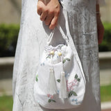 Chinese Ancient Style Bag Mori Series Small Bag Canvas Messenger Bag