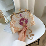 Chinese Embroidery Cheongsam Bag Women's Handbag Retro Antique Small Bag