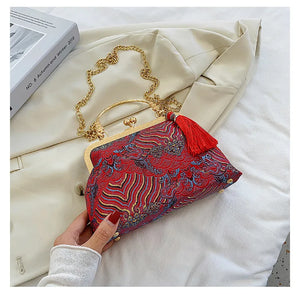 Chinese Embroidery Cheongsam Bag Women's Handbag Retro Antique Small Bag