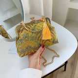 Chinese Embroidery Cheongsam Bag Women's Handbag Retro Antique Small Bag