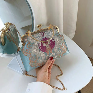 Chinese Embroidery Cheongsam Bag Women's Handbag Retro Antique Small Bag