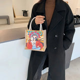 Chinese Canvas Women Bag Retro Handbag Creative Hand Bag