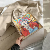 Chinese Canvas Women Bag Retro Handbag Creative Hand Bag