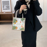 Chinese Canvas Women Bag Retro Handbag Creative Hand Bag