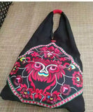 Chinese Style Messenger Bag Ethnic Embroidery Flower Canvas Women Shoulder Bag
